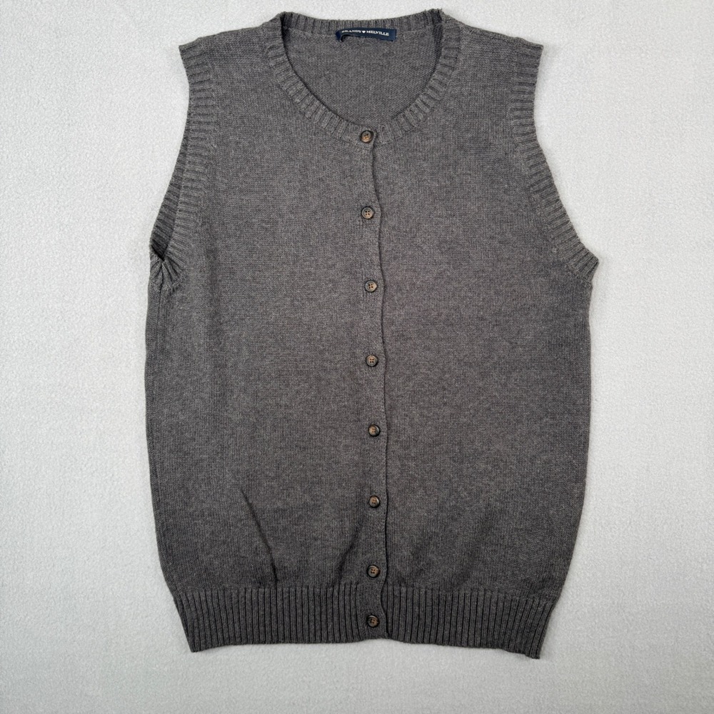 Brandy Melville Sweater Vest Gray Preppy Minimalist Layering Women